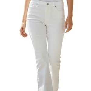 Gap White Modern Boot Pants 4R Clean Girl Minimalist Classic